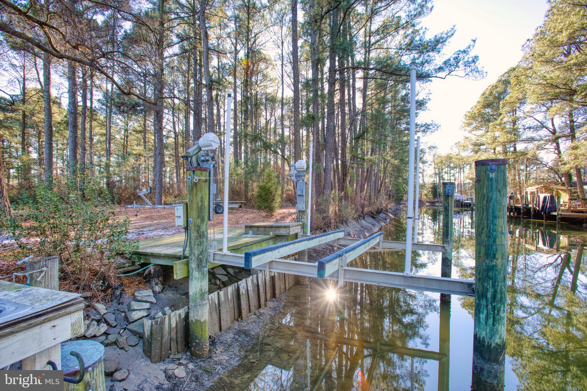 5046 Manokin Road Crisfield, MD 21817 - Photo 51 of 72 Private dock with boat lift