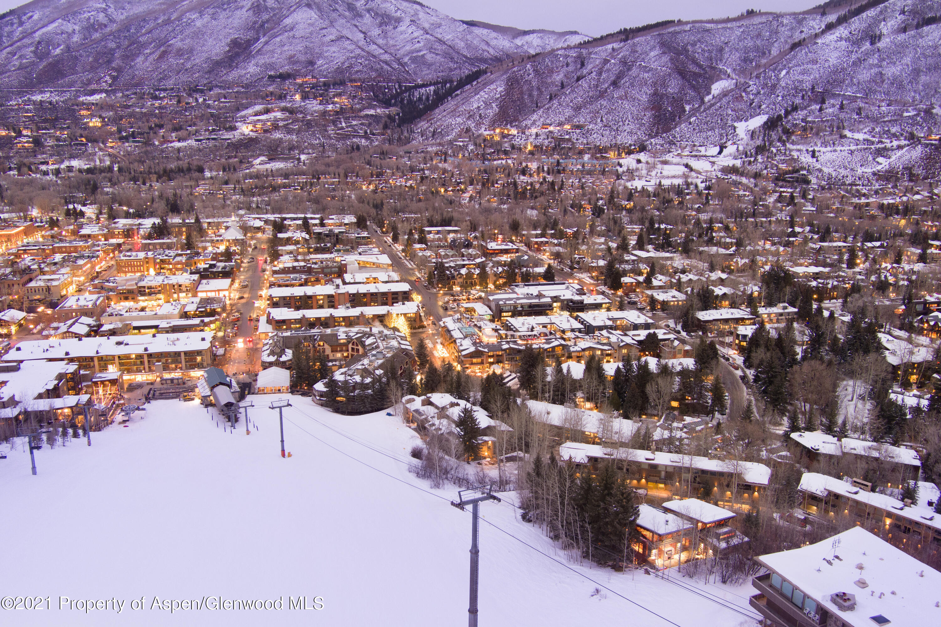 550 Aspen Alps Road South Aspen, CO 81611 - Photo 58 of 58 an aerial view of a city