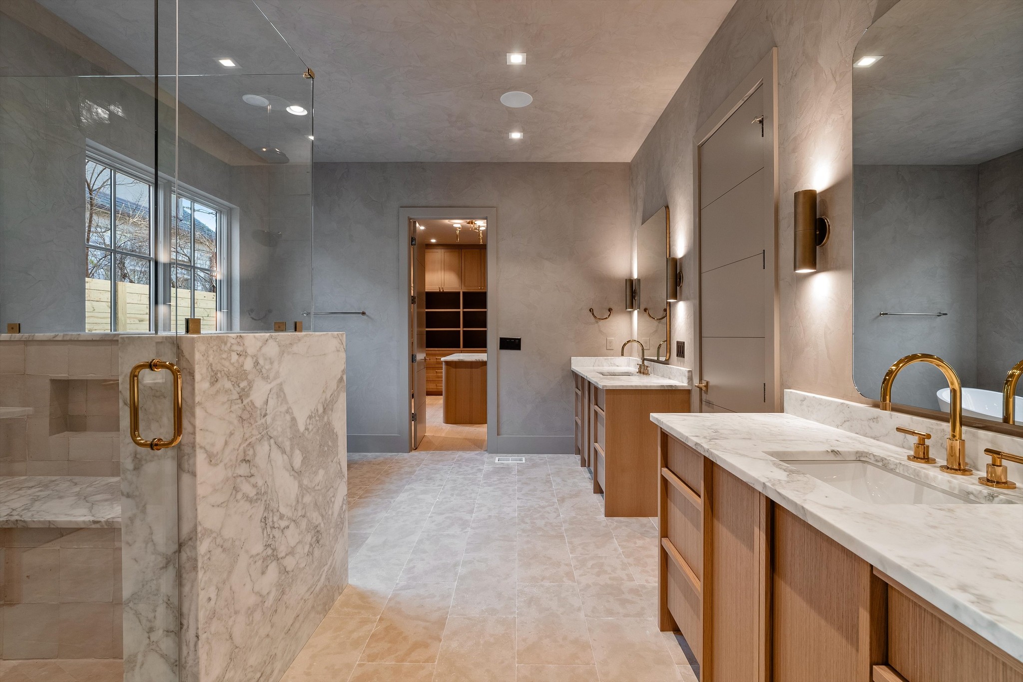 4328 Sneed Road Nashville, TN 37215 - Photo 22 of 35 a large kitchen with kitchen island a sink stainless steel appliances and cabinets