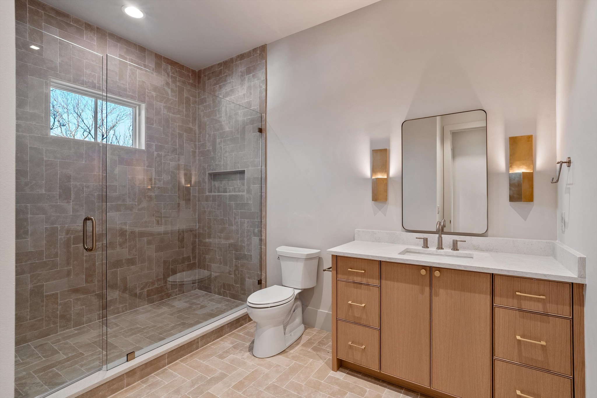 4328 Sneed Road Nashville, TN 37215 - Photo 28 of 35 a bathroom with a sink a toilet and shower