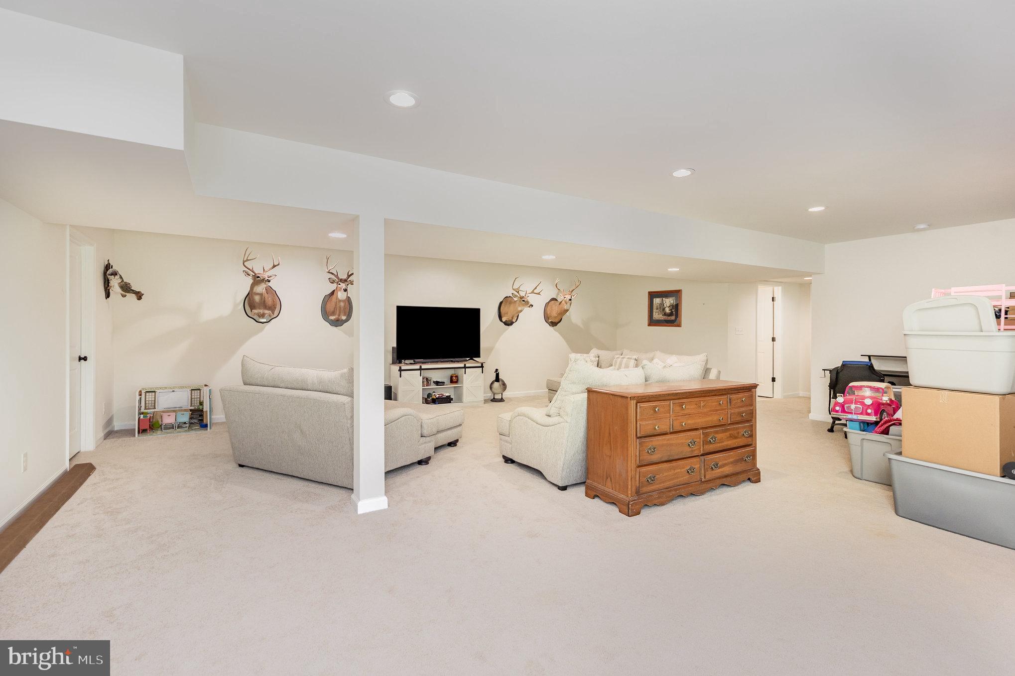 5224 Pendleton Farm Road Bumpass, VA 23024 - Photo 24 of 31 a living room with furniture and a flat screen tv