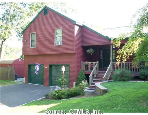 540 Burton Road Beacon Falls, CT 06403 - Photo 1 of 1 Exterior Front. Landscaped yard, 2 Car Garage, beautiful Front Porch