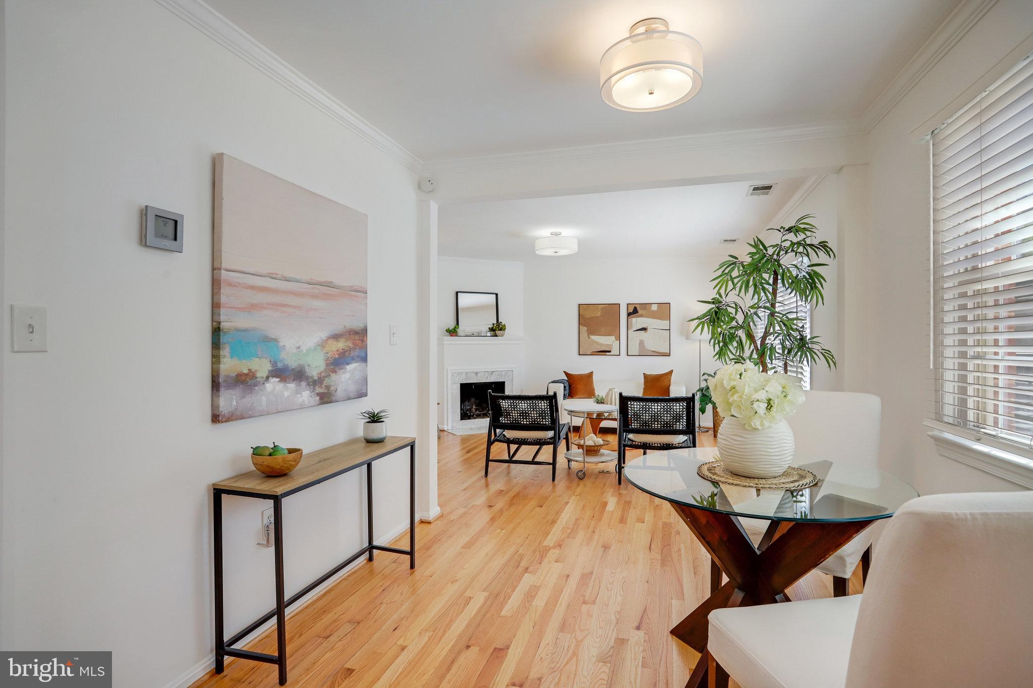 1616 Q Street Northwest, Unit 14 Washington, DC 20009 - Photo 11 of 28 REFINISHED HARDWOOD FLOORING