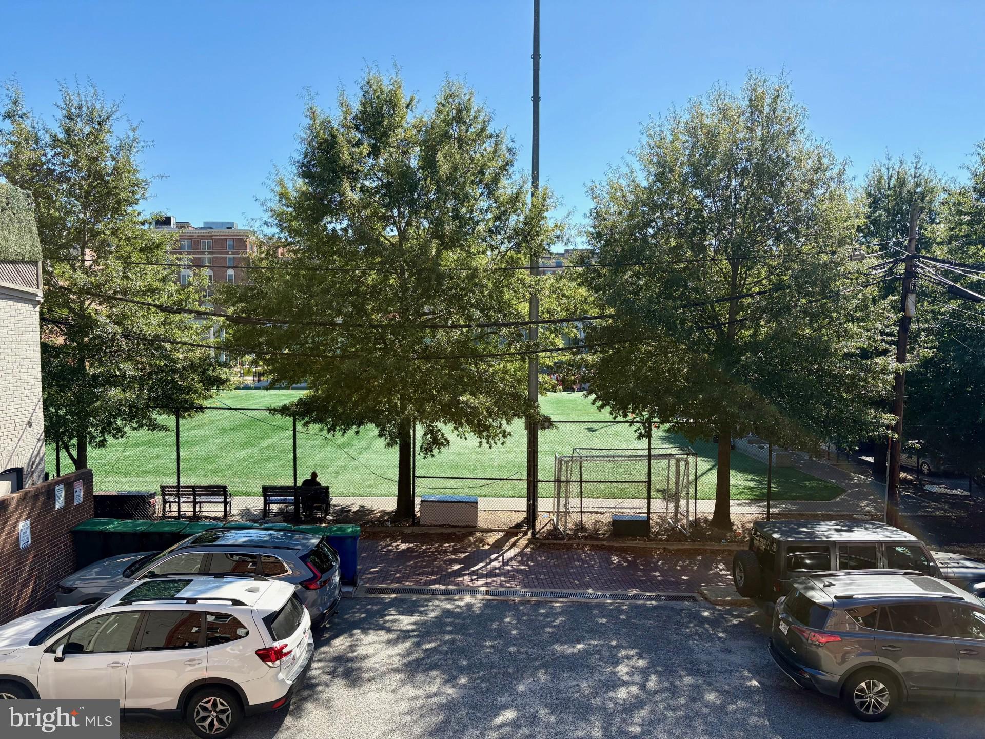 1616 Q Street Northwest, Unit 14 Washington, DC 20009 - Photo 24 of 28 VIEW FROM BALCONY OF STEAD PARK