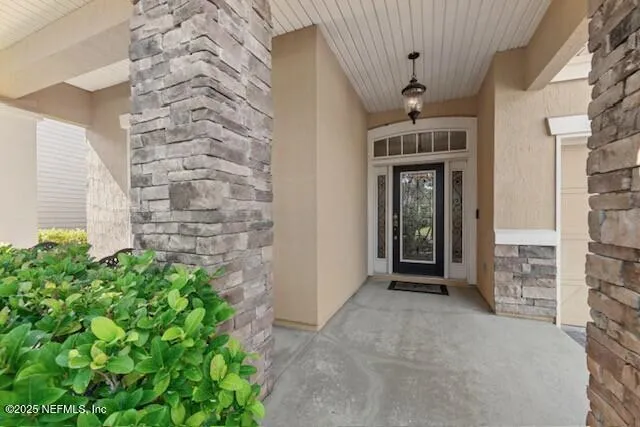 front view of a house with a porch