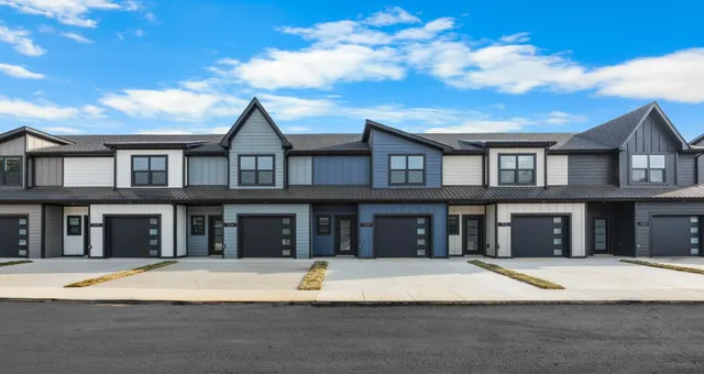 a house with a yard in front of it