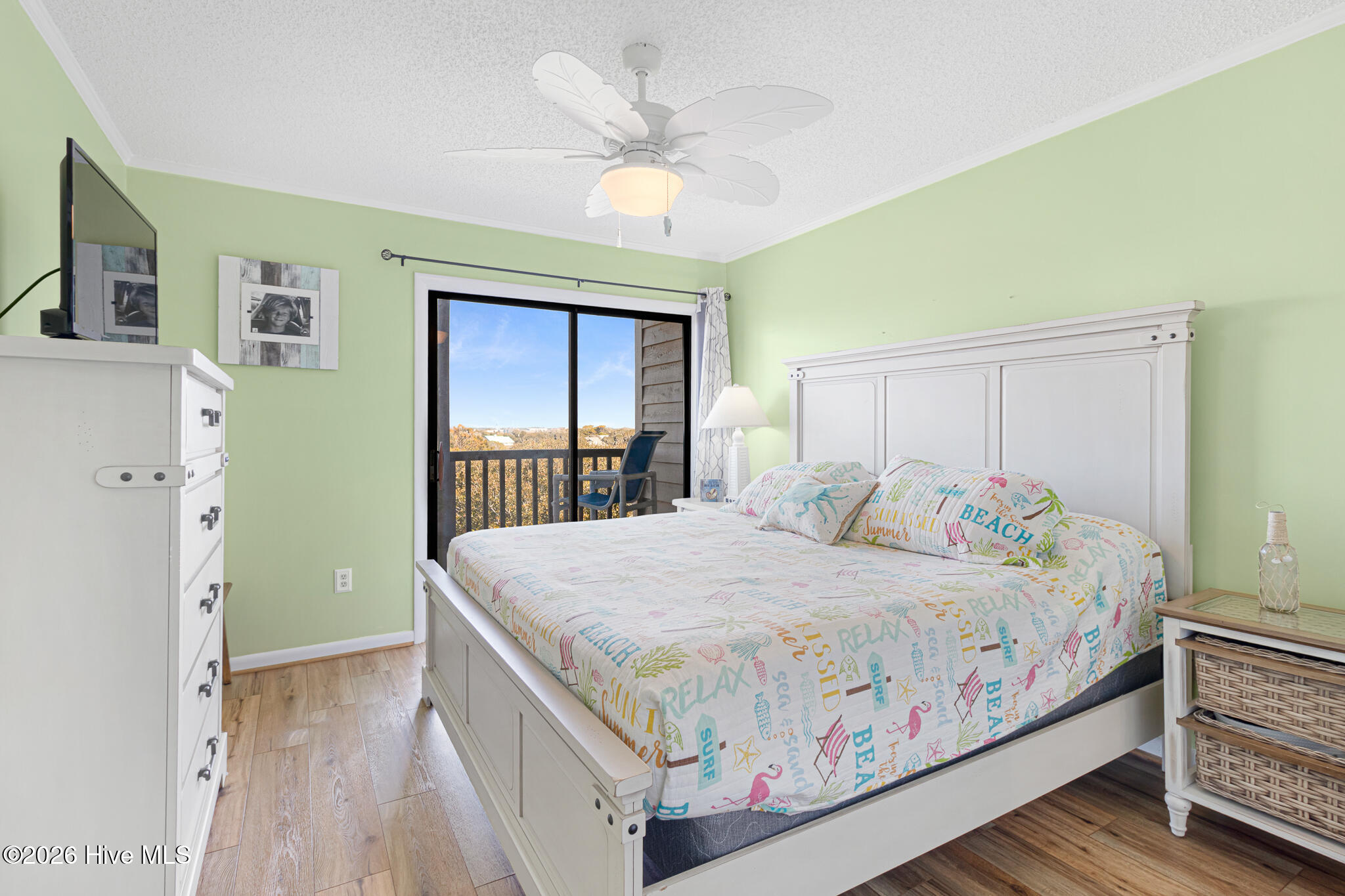 2308 West Fort Macon Road, Unit 302H Atlantic Beach, NC 28512 - Photo 6 of 60 Primary Bedroom with private balcony
