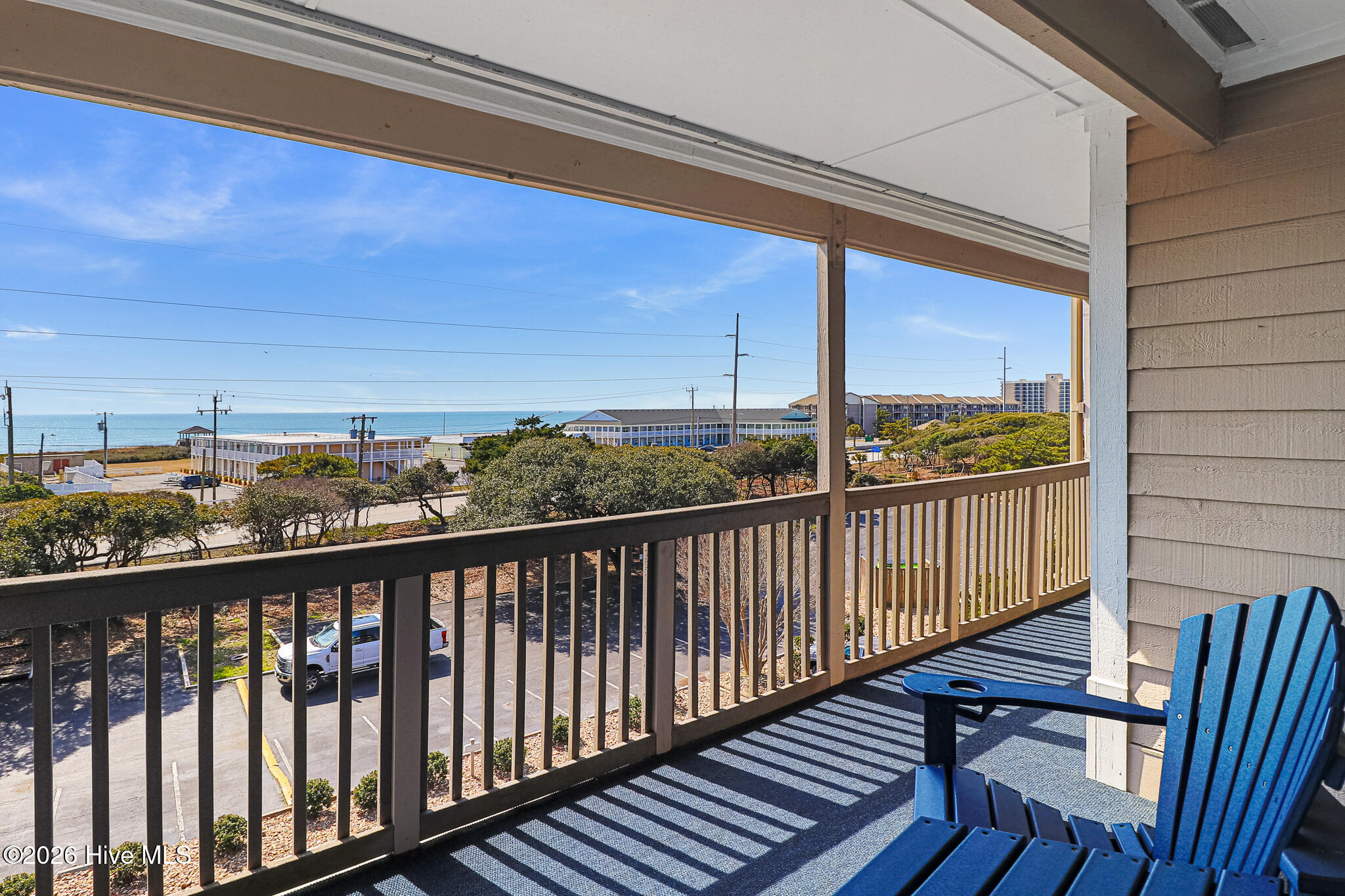 2308 West Fort Macon Road, Unit 302H Atlantic Beach, NC 28512 - Photo 8 of 60 Front Porch with ocean views