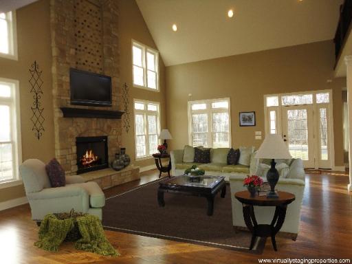 32W630 Army Trail Road Wayne, IL 60184 - Photo 3 of 16 a living room with furniture and a flat screen tv