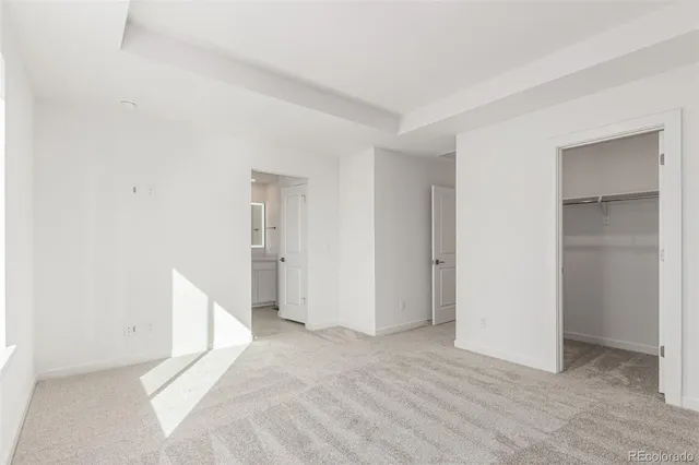 a view of a room with an empty space