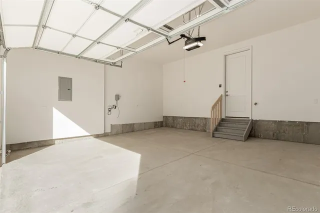 a view of a room with an empty space