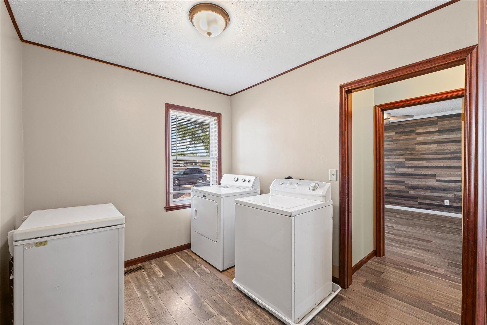 309 North Watson Street Tolono, IL 61880 - Photo 25 of 33 a utility room with dryer and washer
