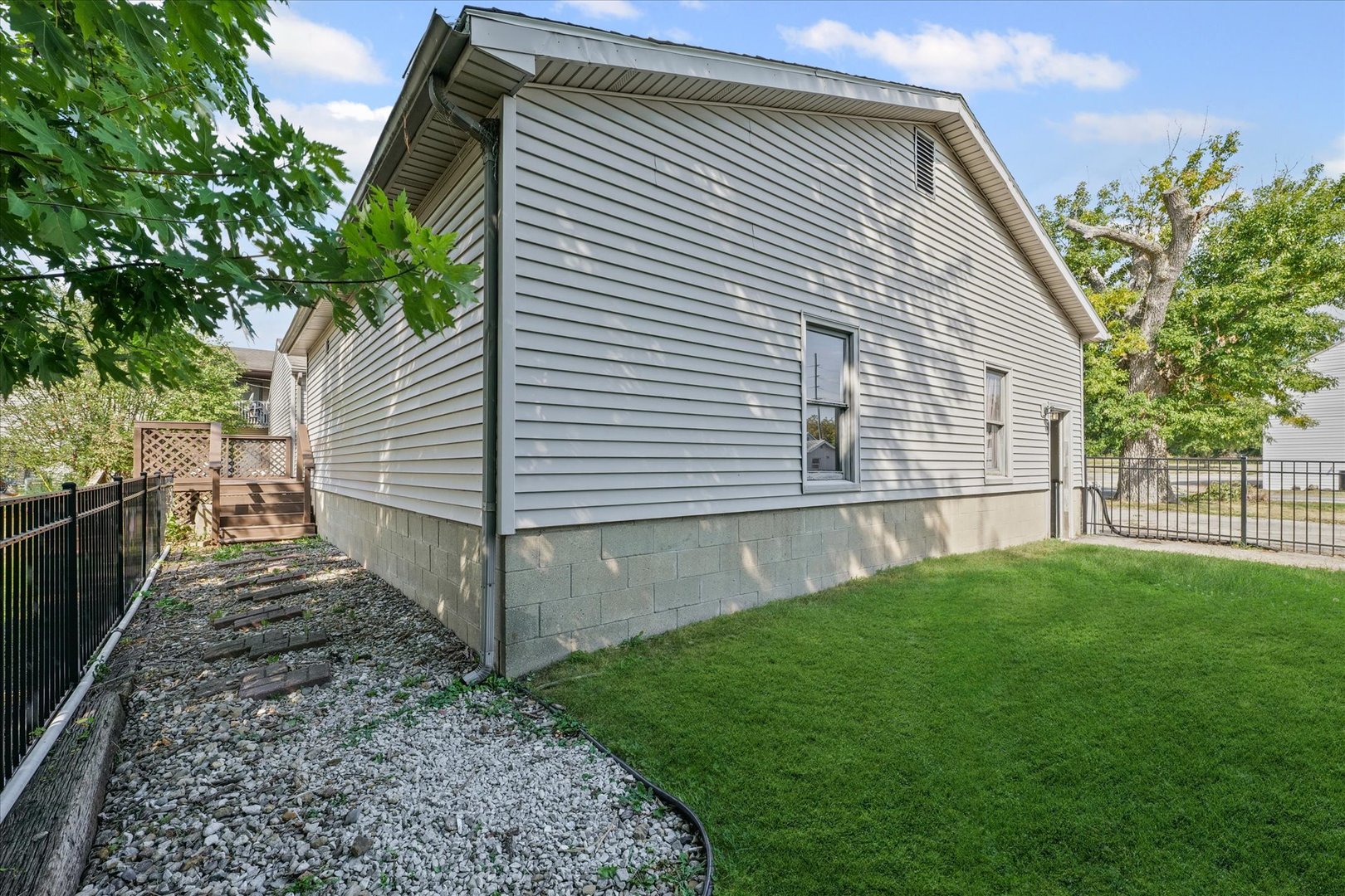 309 North Watson Street Tolono, IL 61880 - Photo 30 of 33 a view of a back yard of the house