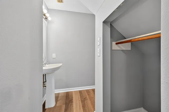 a view of walk in closet