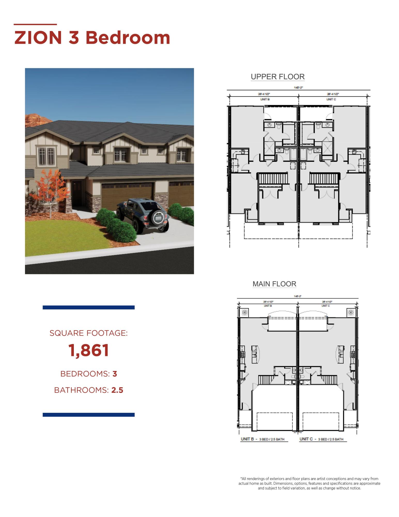 Building 1 unit 2 floor plan