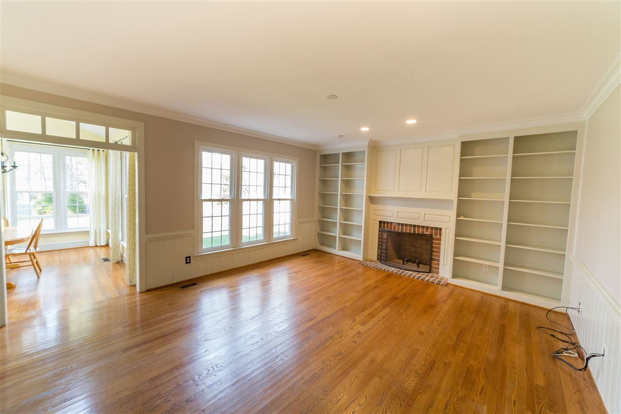 5228 Caber Road Raleigh, NC 27613 - Photo 8 of 25 Owners have moved out, this shows new neutral gray-beige paint color without furniture. New Paint in Family Room