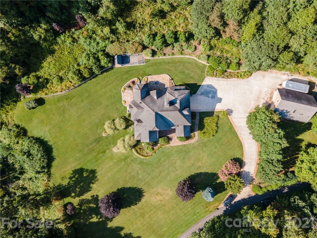127 Alan Drive Boone, NC 28607 - Photo 11 of 37 an aerial view of a house with a swimming pool