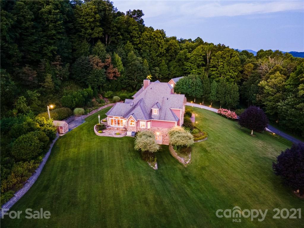 127 Alan Drive Boone, NC 28607 - Photo 9 of 37 an aerial view of a house with a garden