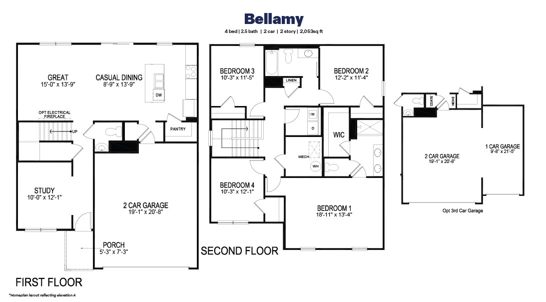 2209 Hackberry Street Springfield, OH 45505 - Photo 3 of 3 Explore this detailed floor plan showcasing a spacious layout across two inviting levels.