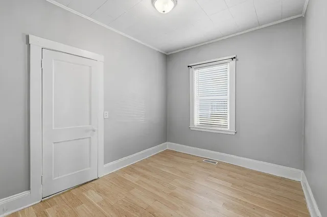 wooden floor in an empty room
