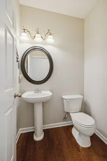 a view of a livingroom with an empty space