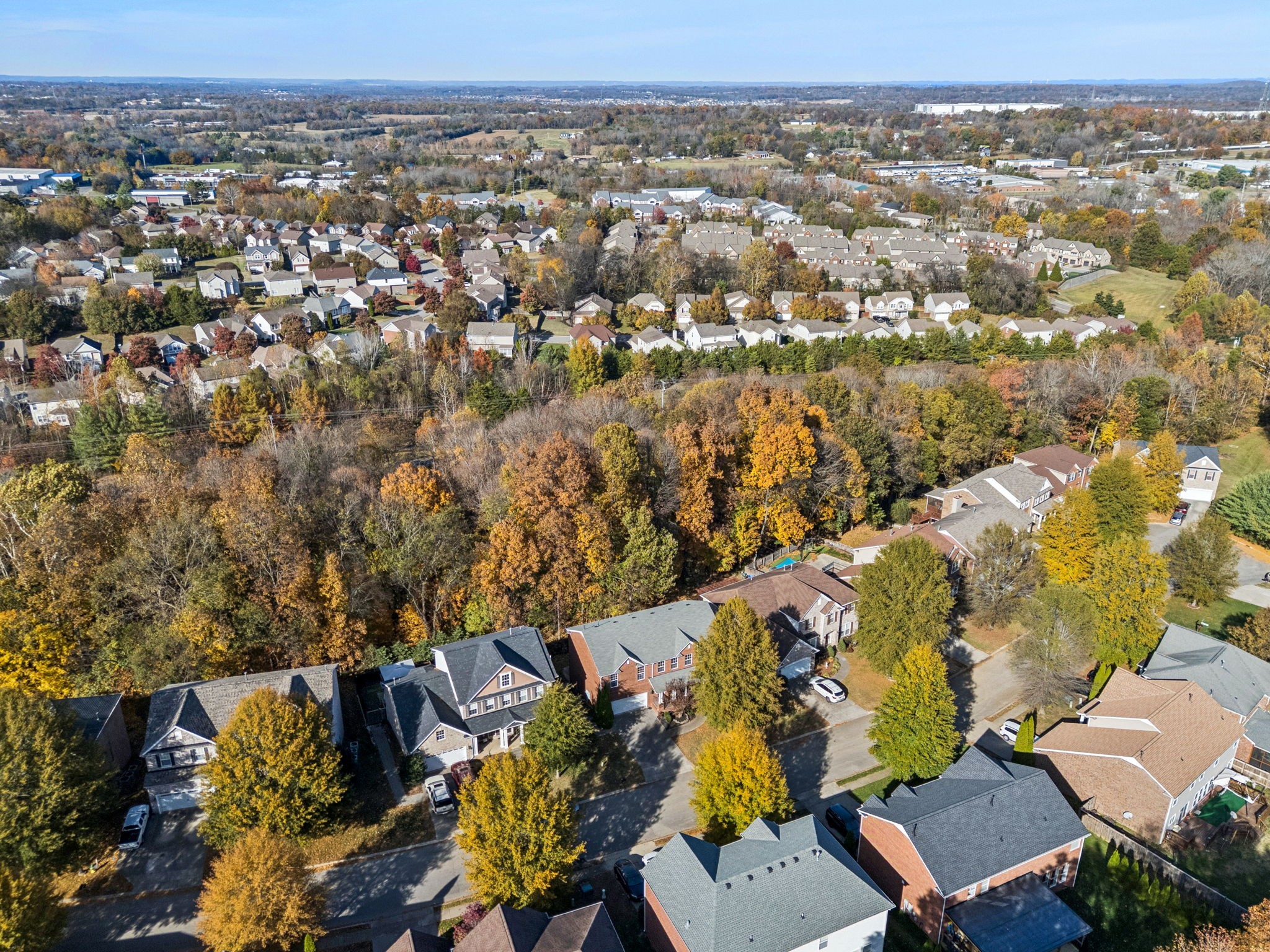 322 Forest Bend Drive Mount Juliet, TN 37122 - Photo 56 of 62 an aerial view of a house with a yard