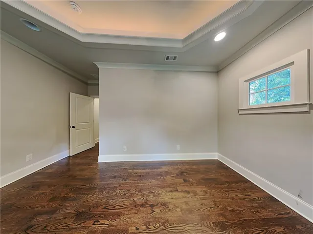 a view of an empty room