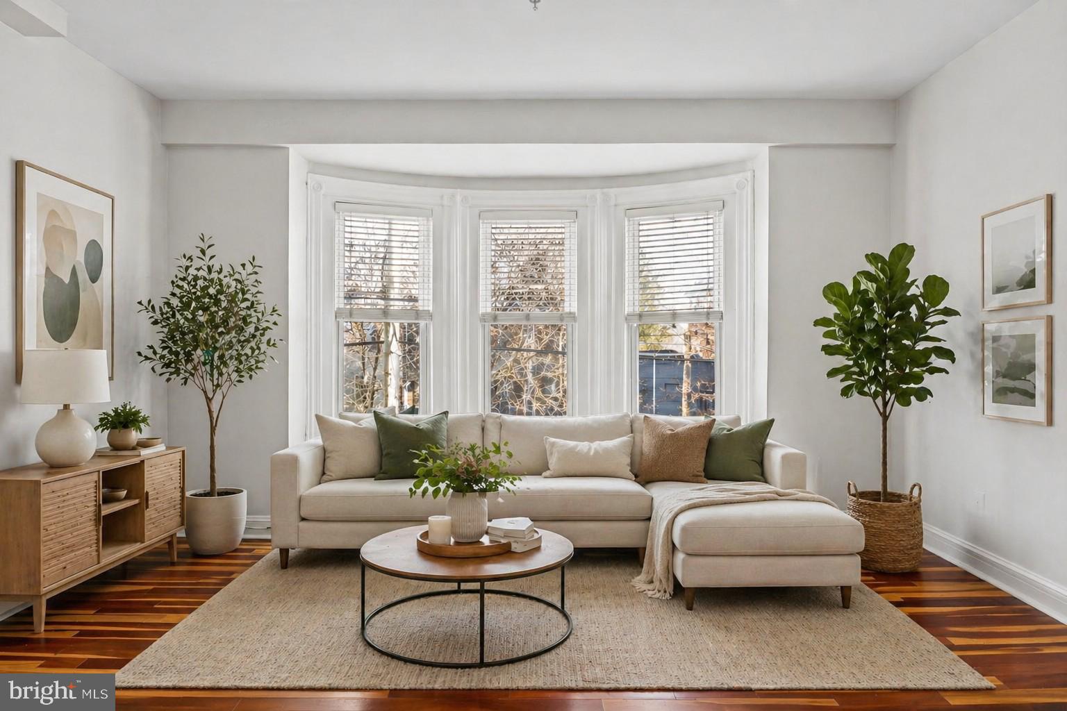 426 South 44th Street, Unit 2 Philadelphia, PA 19104 - Photo 1 of 29 a living room with furniture and a potted plant