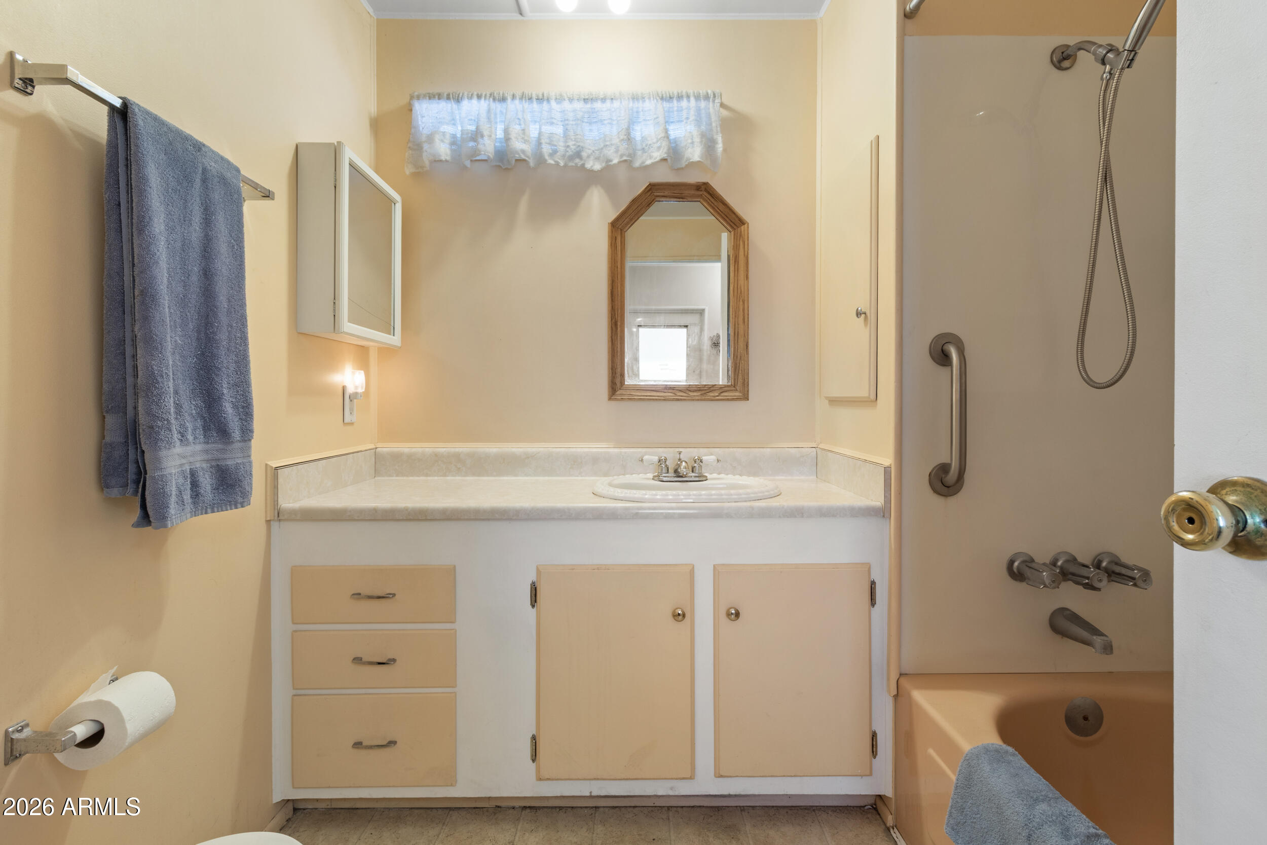 701 South Dobson Road, Unit 343 Mesa, AZ 85202 - Photo 15 of 70 a bathroom with a sink and a mirror