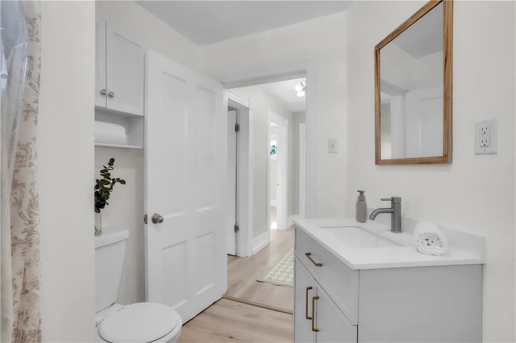 1229 McKee Road Crescent, PA 15046 - Photo 16 of 32 a bathroom with a sink toilet and shower