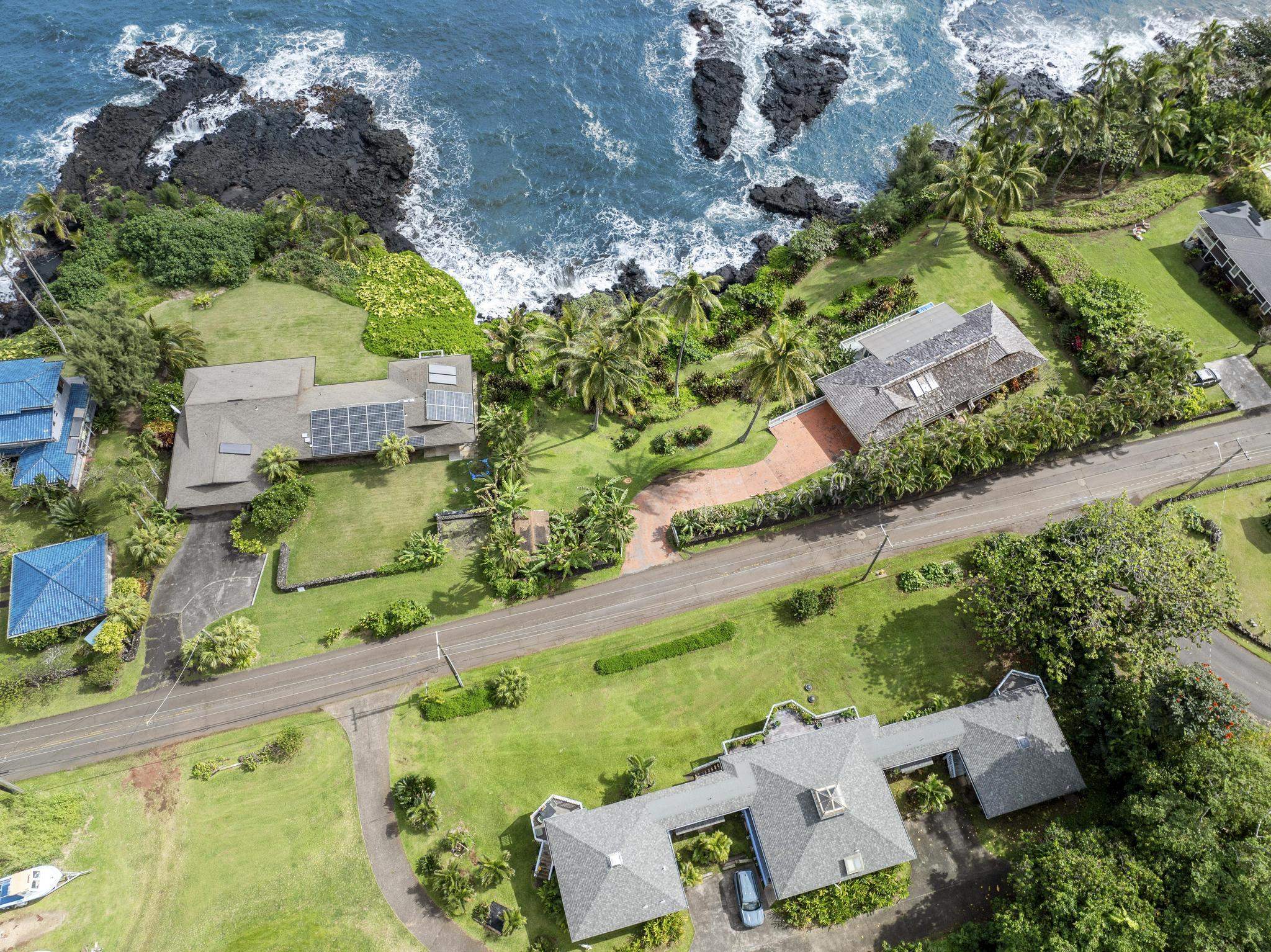 4950 Uakea Road Hana, HI 96713 - Photo 38 of 39 an aerial view of a house with a yard