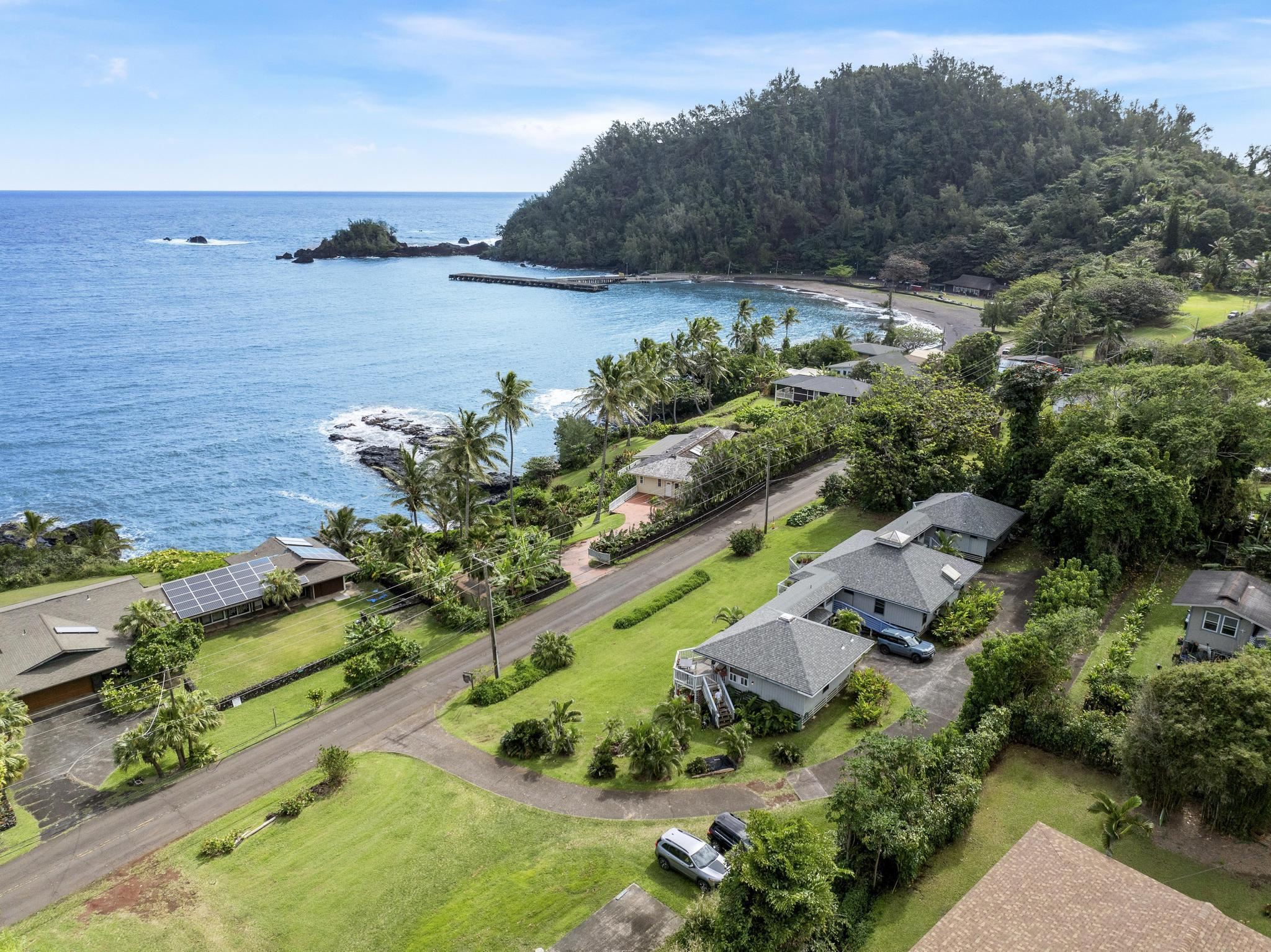 4950 Uakea Road Hana, HI 96713 - Photo 39 of 39 an aerial view of ocean with residential house with outdoor space