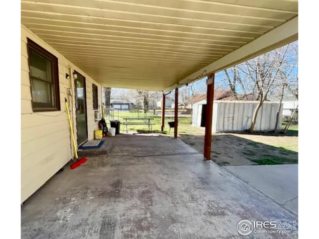 a view of outdoor space and deck