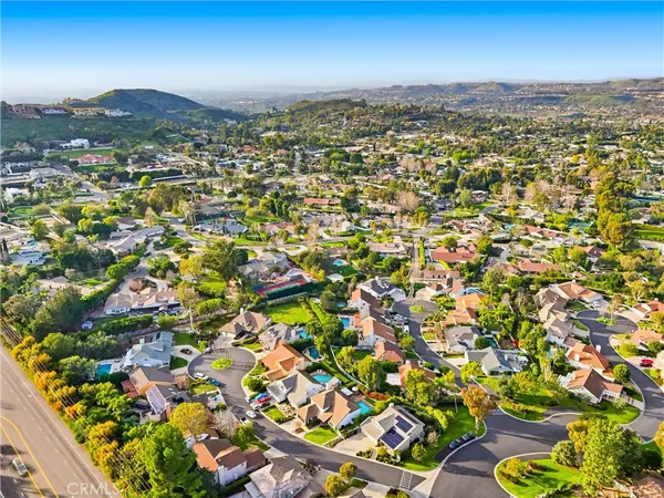 a view of city and mountain