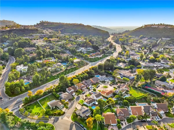 a view of city and mountain
