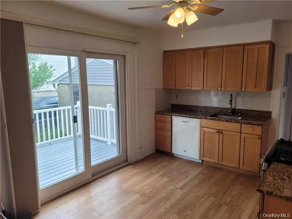 a view of outdoor space with deck