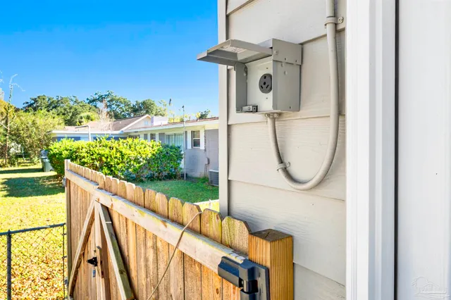 a view of a house with a swimming pool
