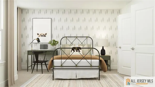 a view of a hallway with couches and dining table with wooden floor