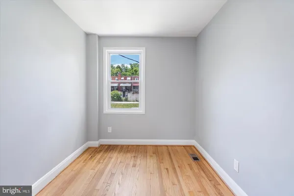 a view of a room with window