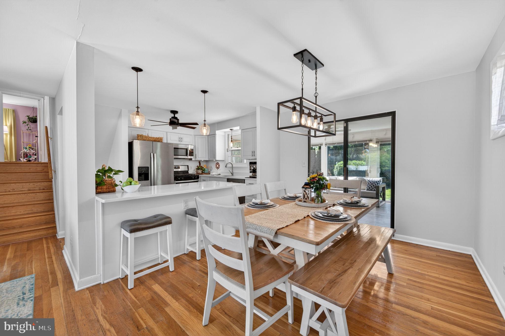 9 Haddington Road Lutherville-Timonium, MD 21093 - Photo 12 of 55 Open Kitchen and Dining Room