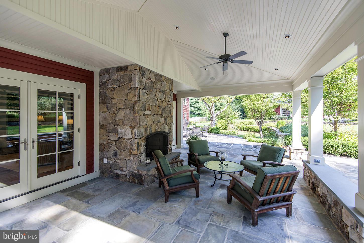 957 Bellview Road McLean, VA 22102 - Photo 4 of 30 Covered Patio w/ Gas Fireplace