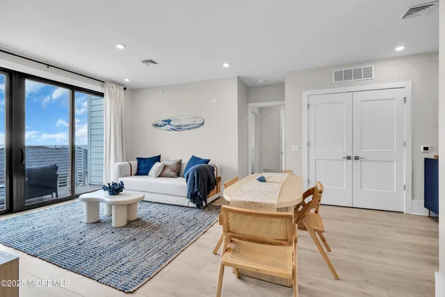a living room with a couch and a coffee table