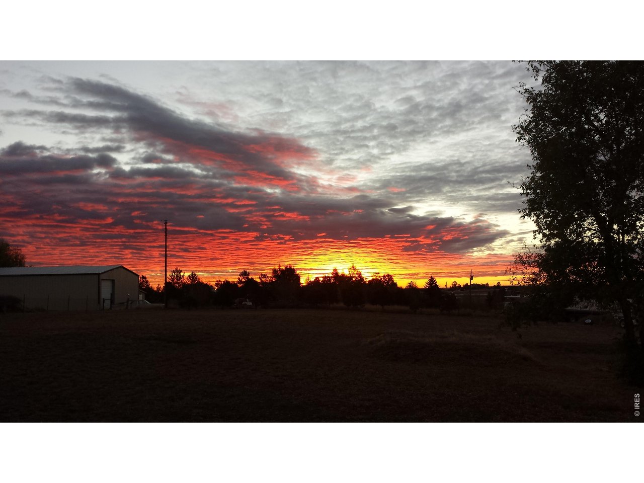 218 Bothun Road Berthoud, CO 80513 - Photo 32 of 35 Seller Provided Photo - This property has great sunrises and sunsets!