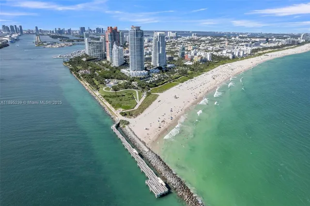 a view of a city with tall buildings