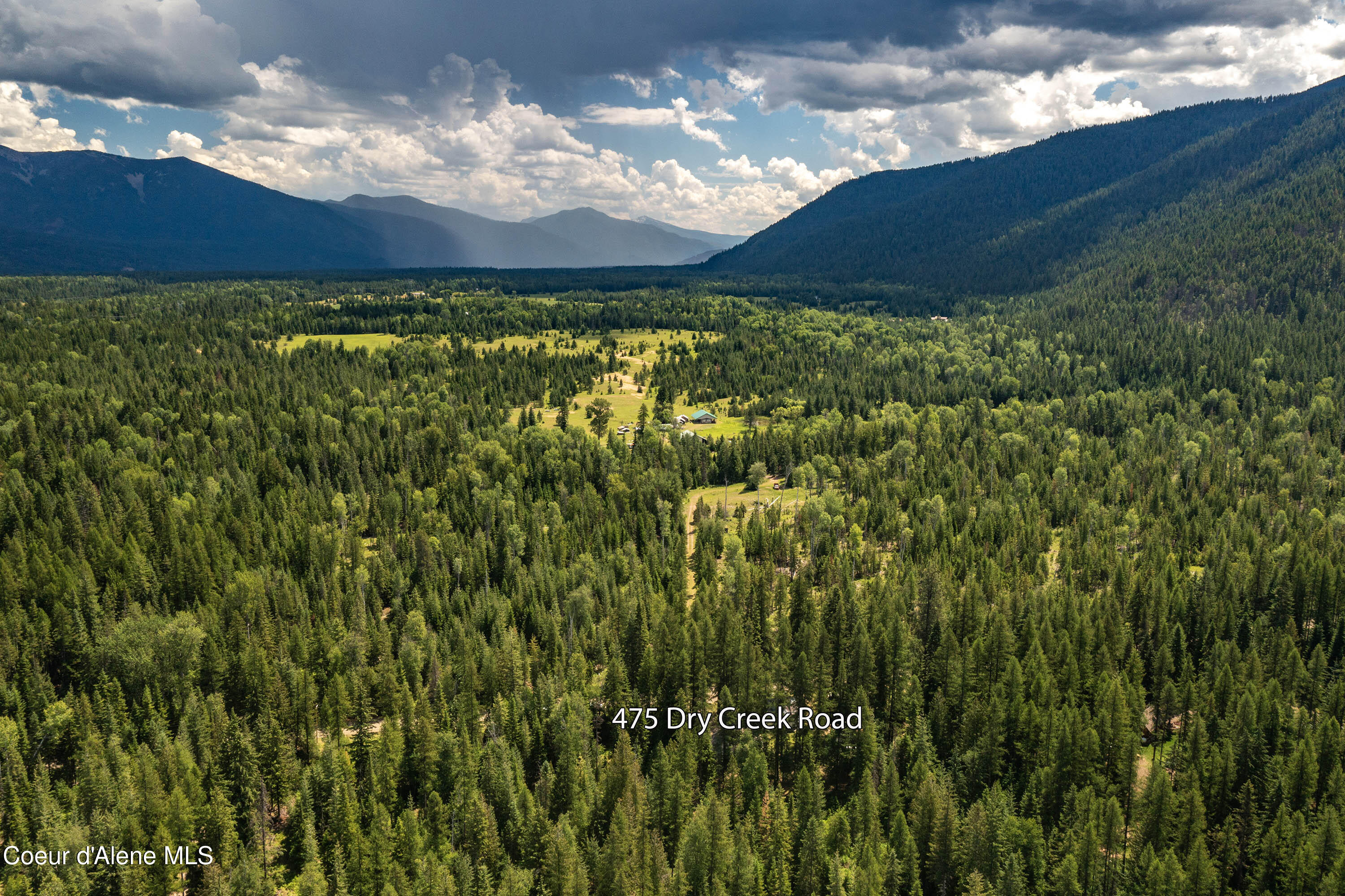 475 Dry Creek Road Clark Fork, ID 83811 - Photo 48 of 53 Aerial Looking East