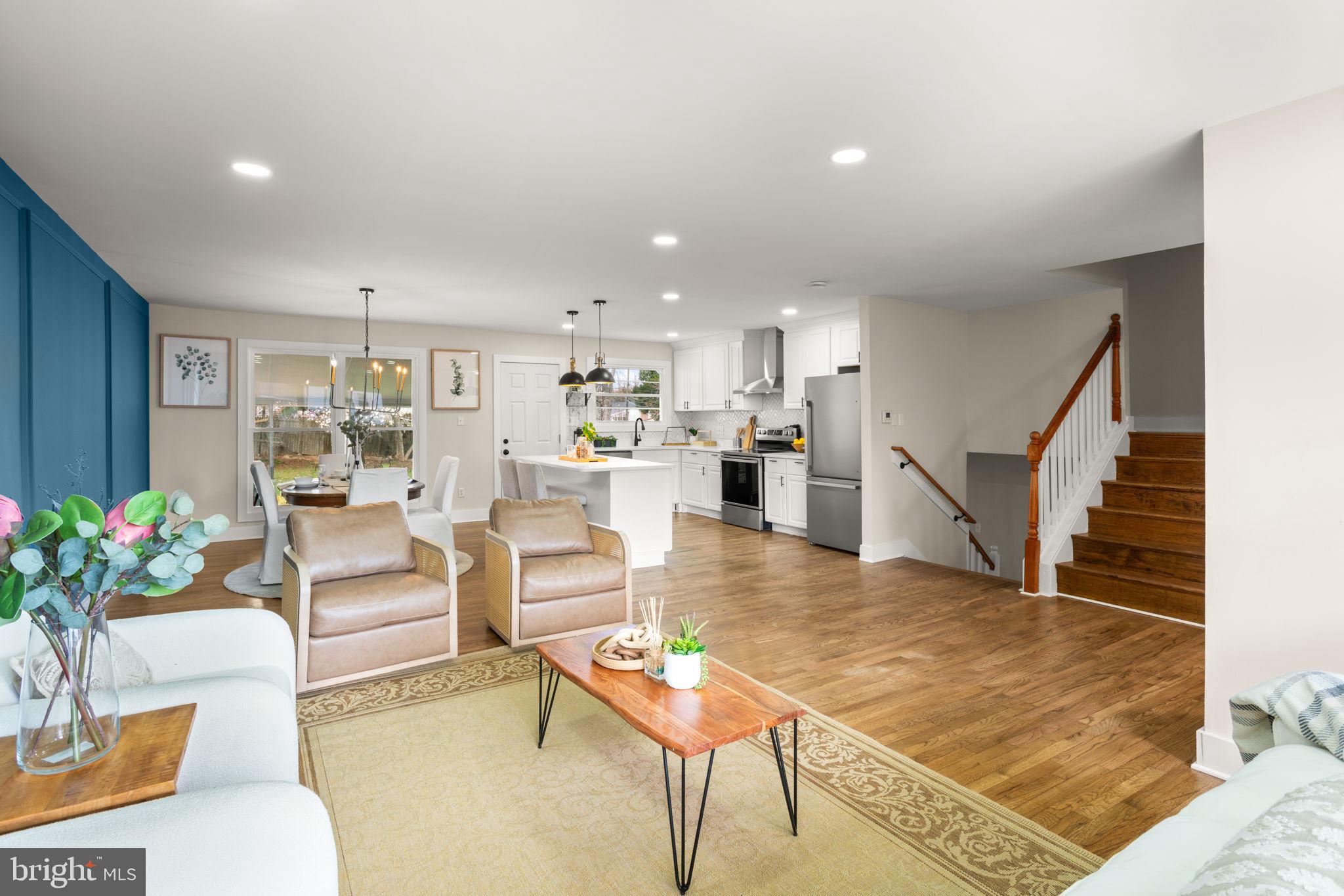 3908 Rayton Road Randallstown, MD 21133 - Photo 6 of 42 a living room with furniture and wooden floor