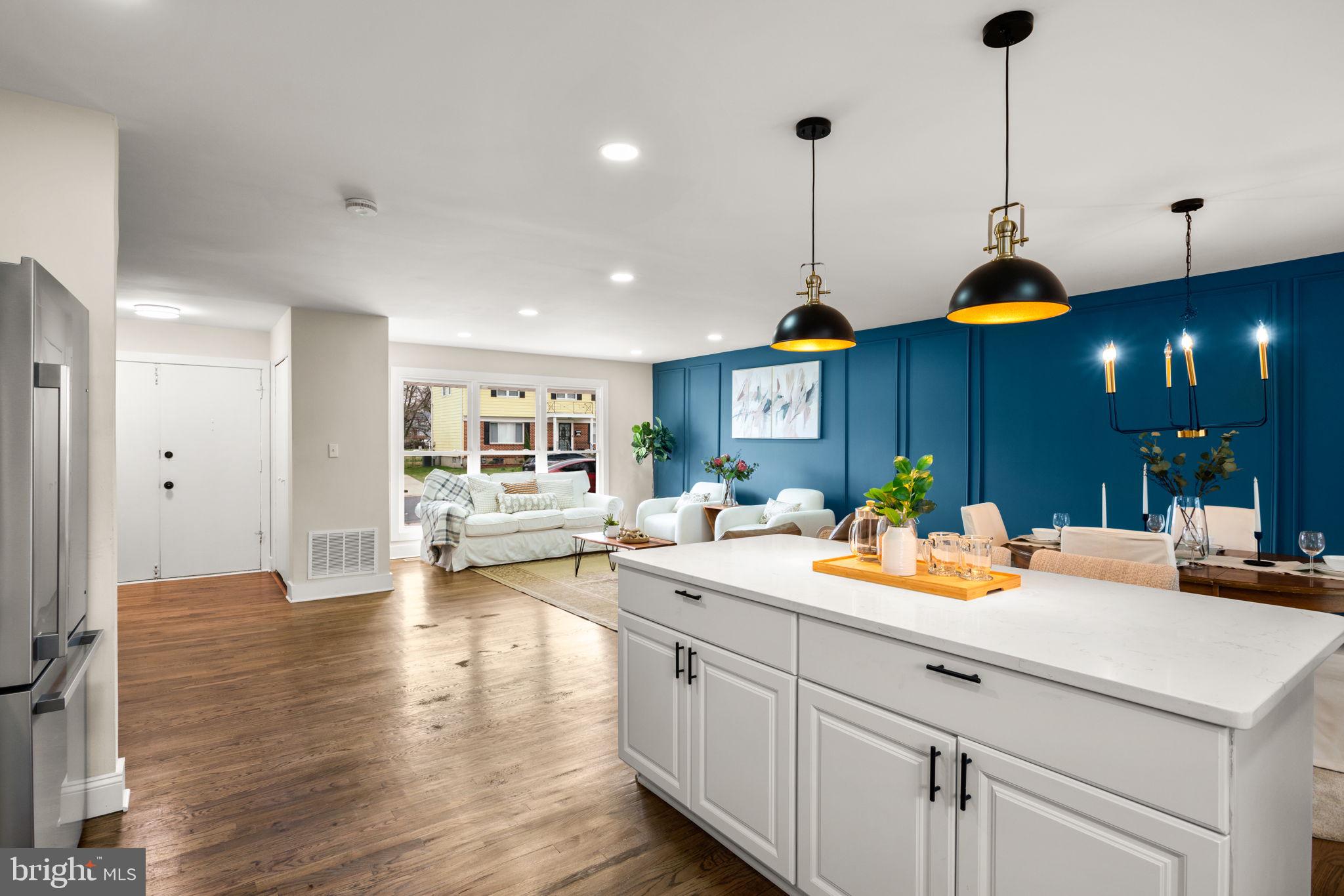 3908 Rayton Road Randallstown, MD 21133 - Photo 9 of 42 a view of a living room and kitchen