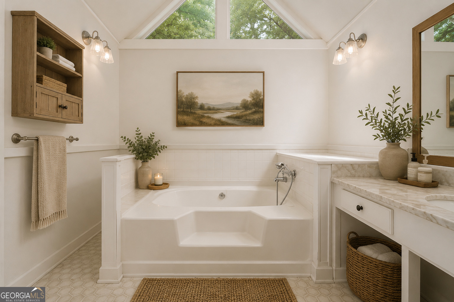 61 Turner Road McDonough, GA 30252 - Photo 24 of 50 Primary Bathroom Virtually Staged