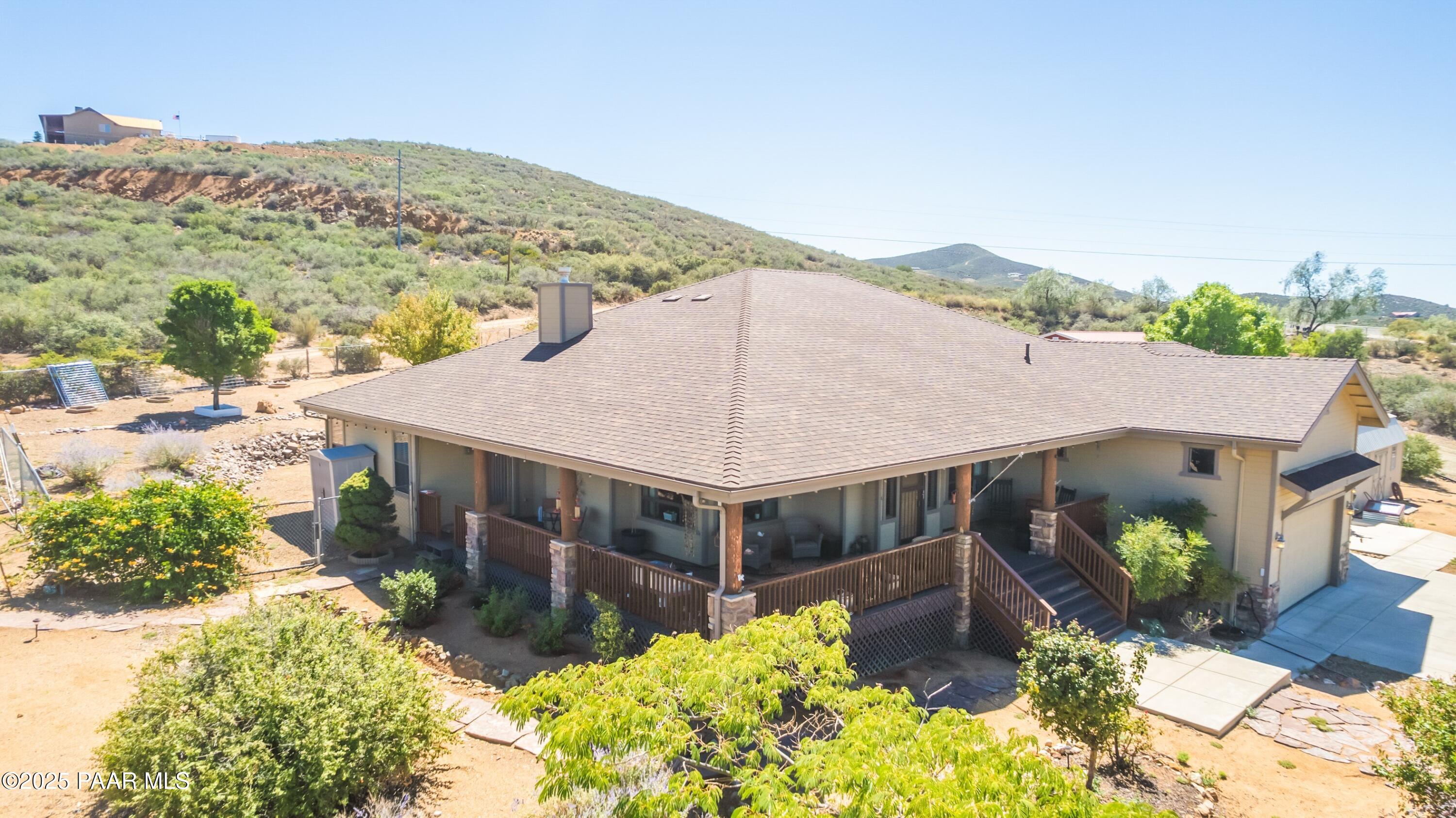 171 Enchanted Road Dewey, AZ 86327 - Photo 37 of 62 a view of a house with a yard from a balcony