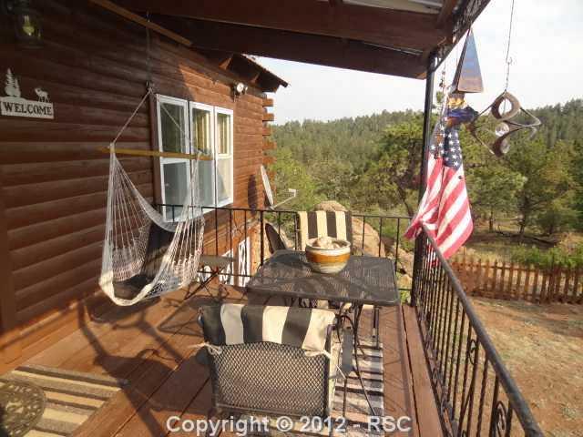 87 Apache Road Florissant, CO 80816 - Photo 10 of 16 Deck on Main House